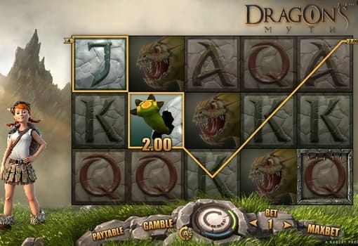 Игровой аппарат Dragon’s Myth - выигрышная комбинация Выигрышная комбинация в игровом аппарате Dragon’s Myth