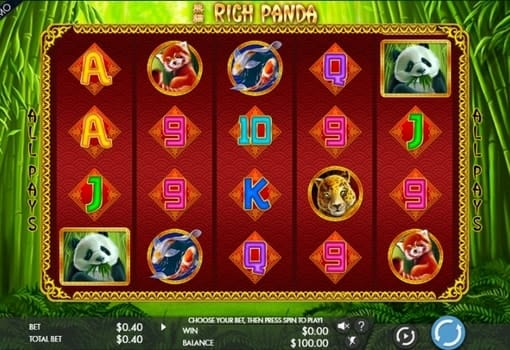 Игровой автомат с реальным выводом денег - Rich Panda